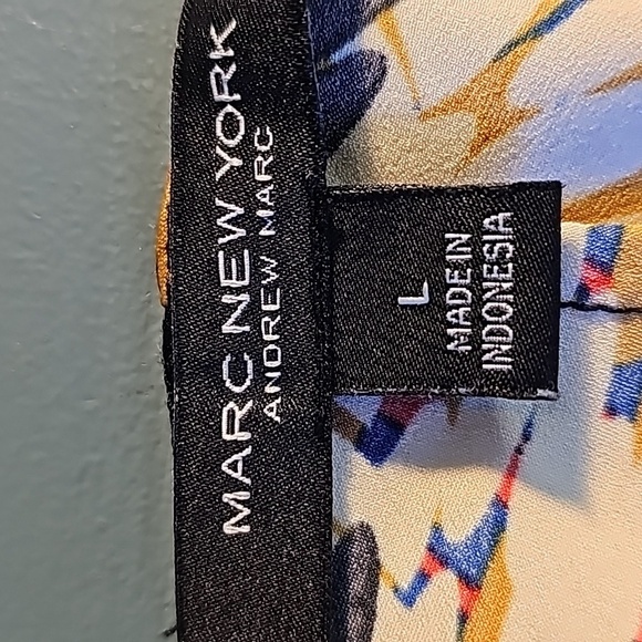 Marc New York Andrew‎ Marc raglan sleeves top size large. Beautiful colors. - Picture 7 of 13